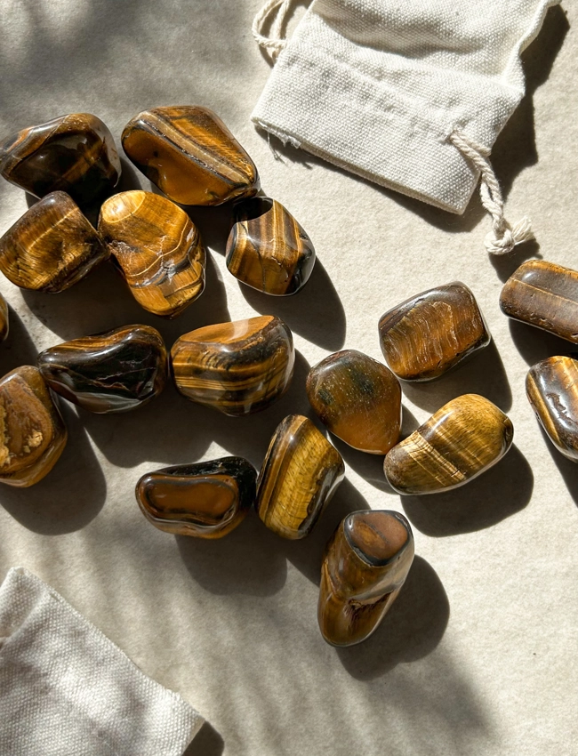 pietra burattata - Occhio di Tigre